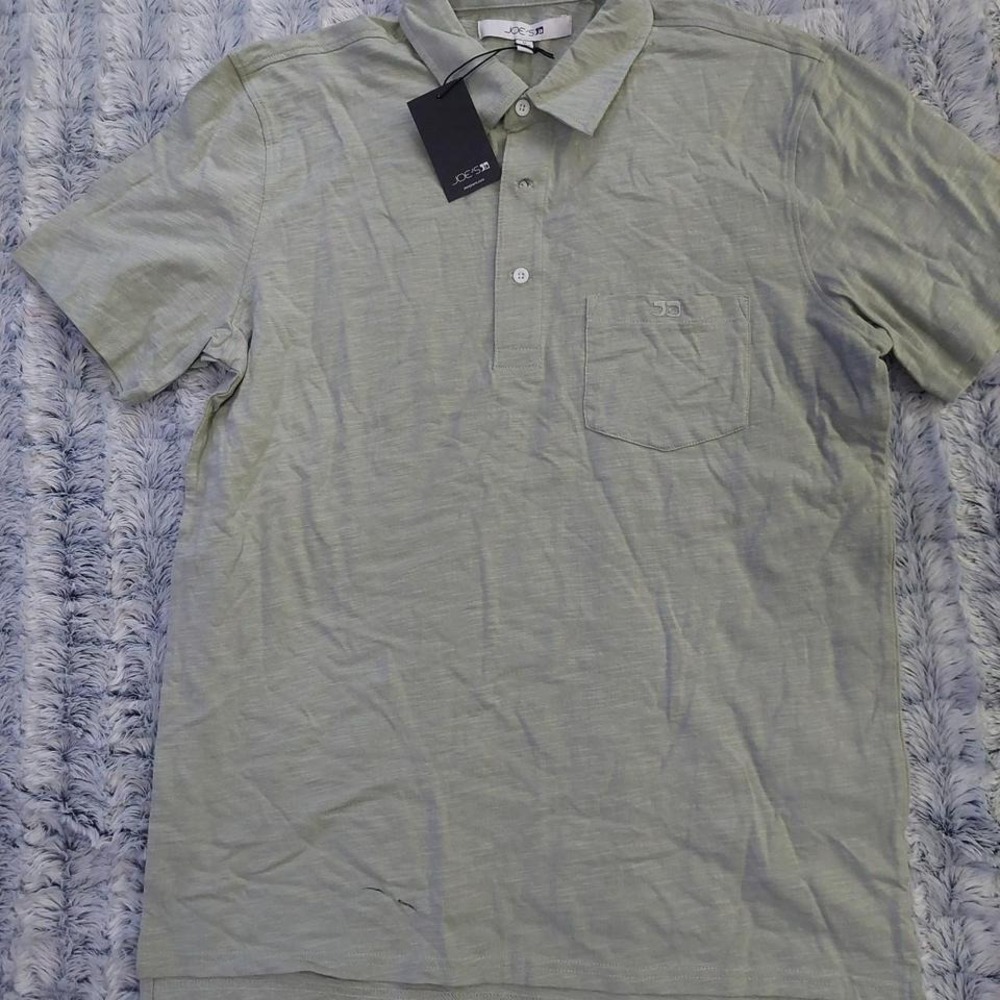 NWT Joe's Jeans green‎ polo Medium (see pic for imperfection)